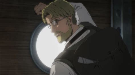 Zeke Jaeger interactuando con su padre en el pasado
