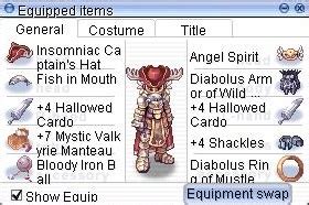 Ilustración de Lord Knight usando Spiral Pierce