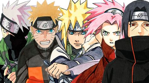 Collage de varios personajes originales de Naruto creados por fans