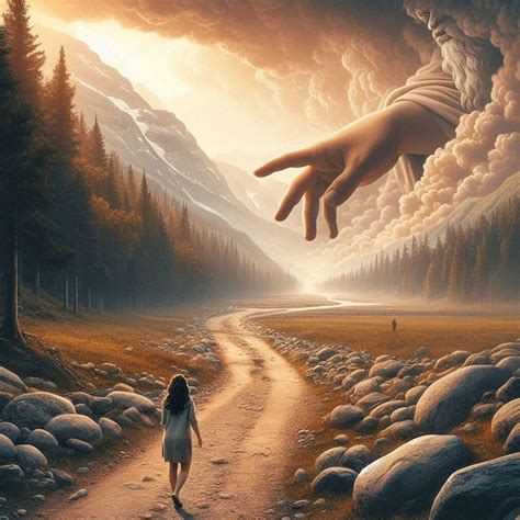 Ilustración de la Mano de Dios