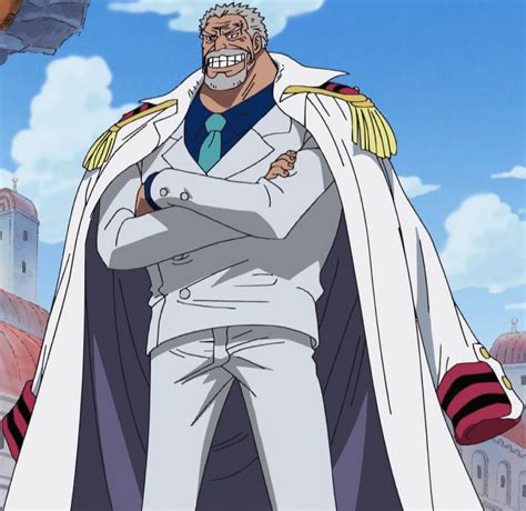 Monkey D. Garp enfrentándose a piratas