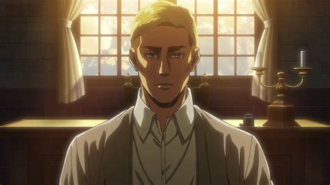 Erwin Smith herido siendo llevado por Floch