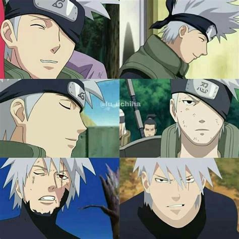 Kakashi sin máscara en el epílogo