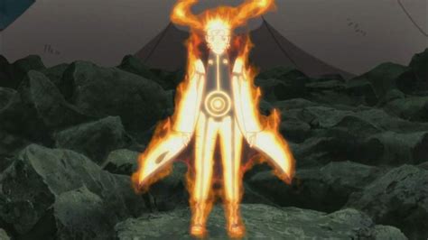 Naruto en Modo Chakra del Nueve Colas