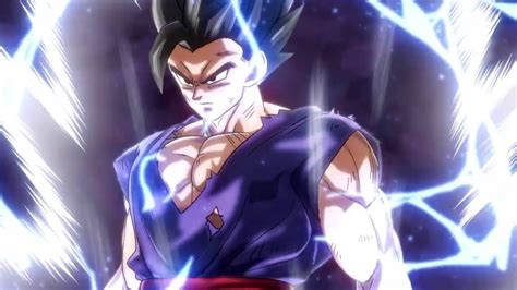 Gohan desatando su poder en estado definitivo