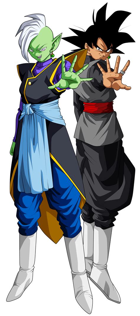 Zamasu con apariencia de Goku Black