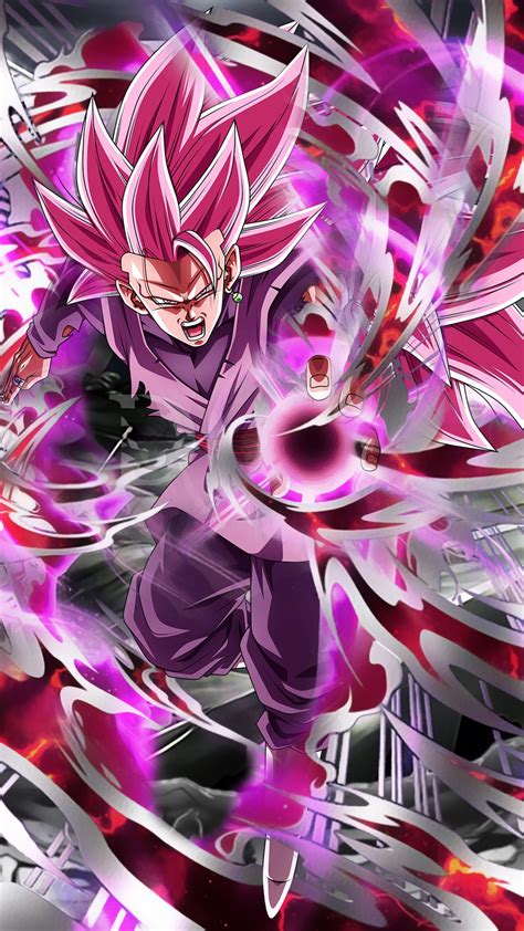 Goku Black en estado Super Saiyan Rosé