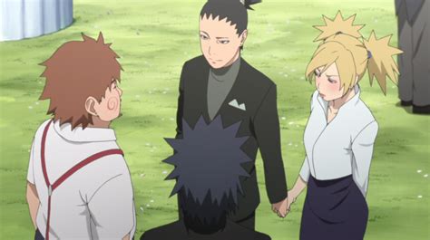 Temari y Shikamaru trabajando juntos en la guerra