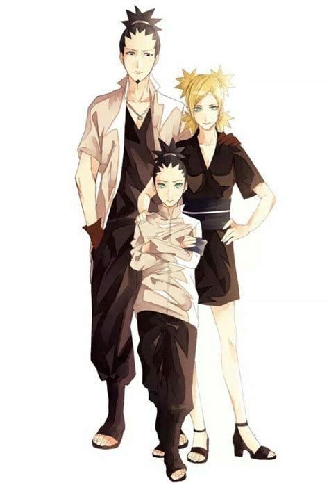 Familia Nara y Sabaku en un momento de paz