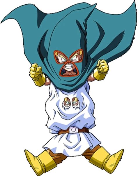 Trunks y Goten disfrazados de Mighty Mask