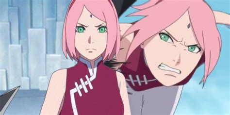 Sakura atacando a Shin