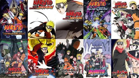 Póster de una de las películas de Naruto