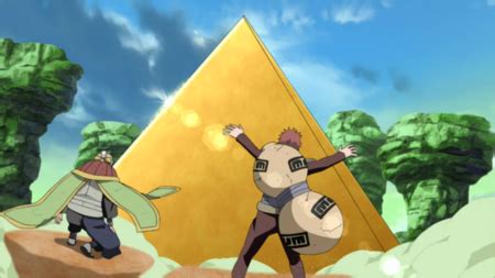 Demostración de las habilidades de arena de Gaara