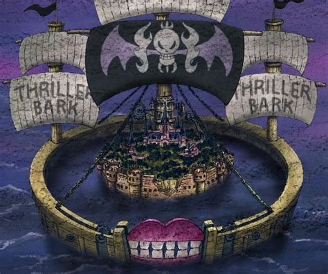 Thriller Bark, la isla flotante de Gekko Moria