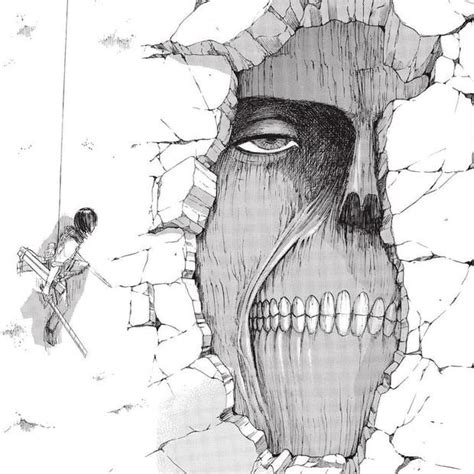 Ilustración de los Titanes atacando dentro de las murallas
