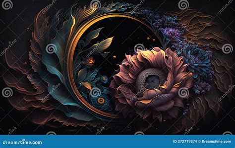 Flores girando alrededor de los personajes
