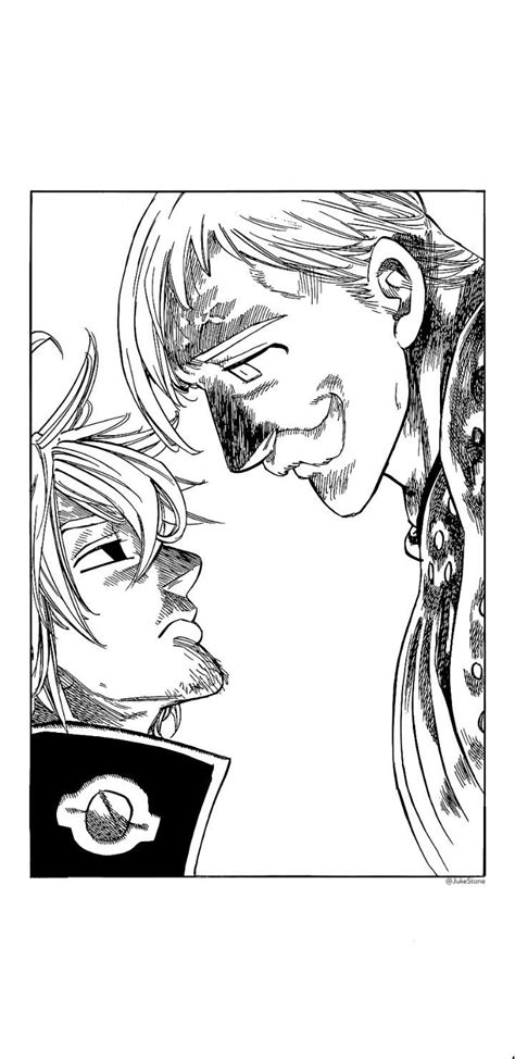 Escanor y Ludociel discutiendo