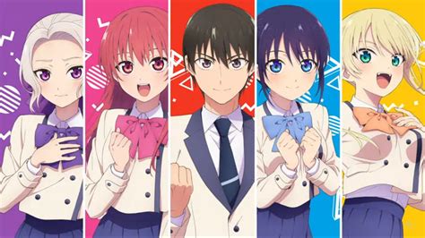 Diseño de personajes de Kanojo x Kanojo x Kanojo