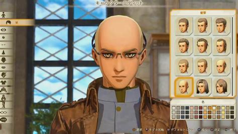 Creación de personaje en Attack on Titan 2