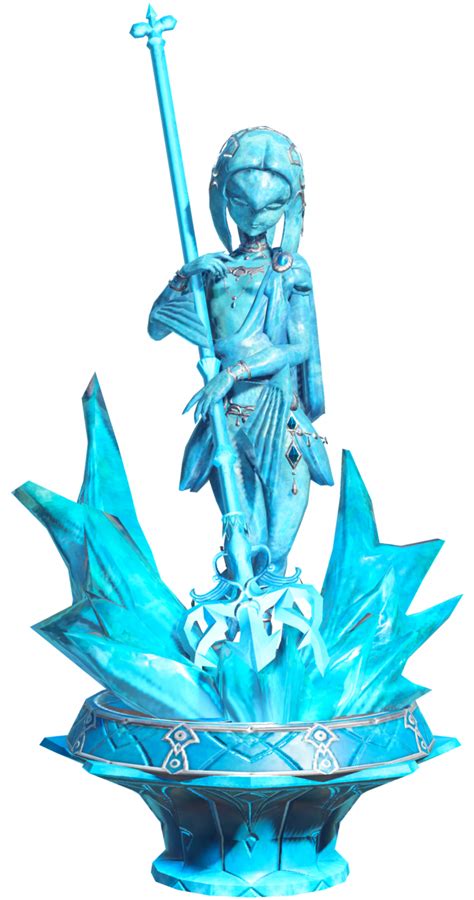 Estatua conmemorativa de Mipha en el Monte Trueno