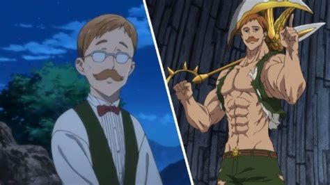Comparación de Escanor de día y de noche