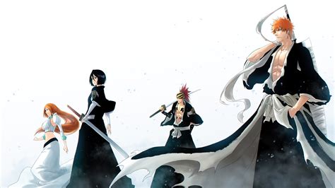 Ichigo despidiéndose de Rukia y Renji