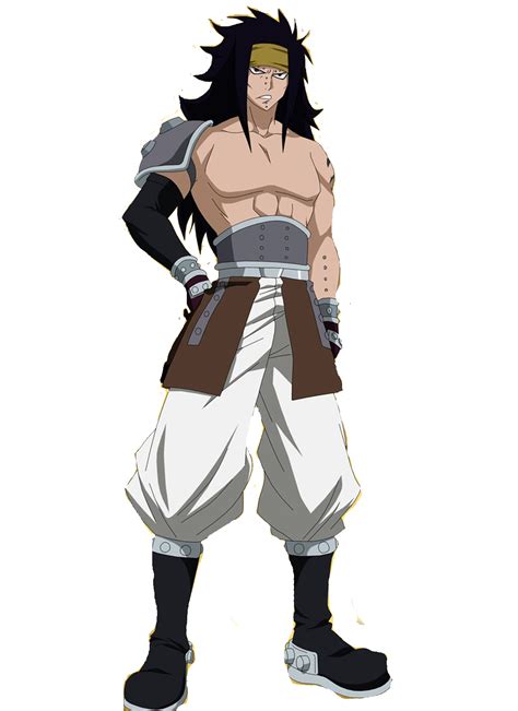 Gajeel Redfox usando sus habilidades de hierro