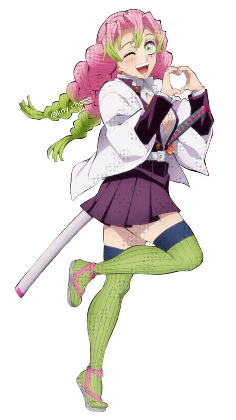 Descripción del atuendo de Mitsuri Kanroji