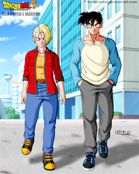 Trunks y Marron conversando junto a sus autos