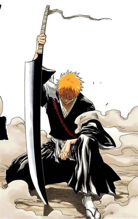 Ichigo Kurosaki con sus dos espadas del Shikai definitivo