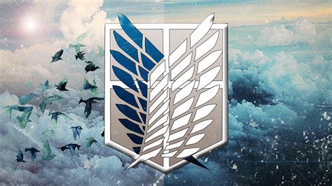 Representación visual de las alas de la libertad de Attack on Titan