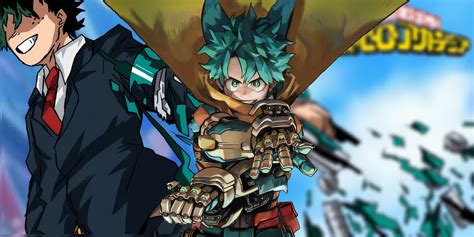 Izuku Midoriya como un guerrero