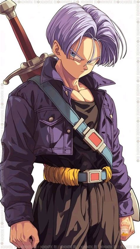 Ilustración realista de Trunks del Futuro al estilo Marvel/DC