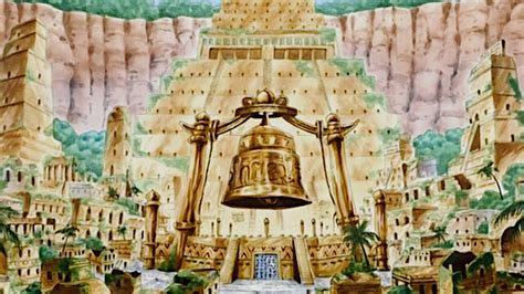 La campana dorada de Shandora en Skypiea