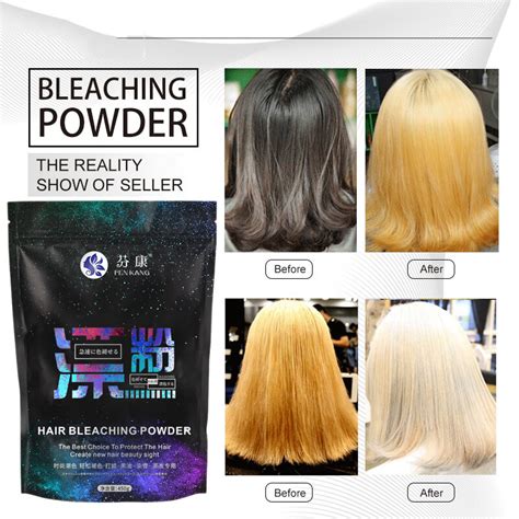 Polvo blanqueador para el cabello