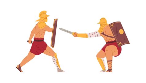 Ilustración de un guerrero defendiendo su hogar