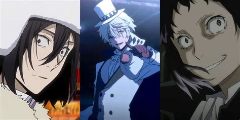 personajes de Bungo Stray Dogs con referencias literarias