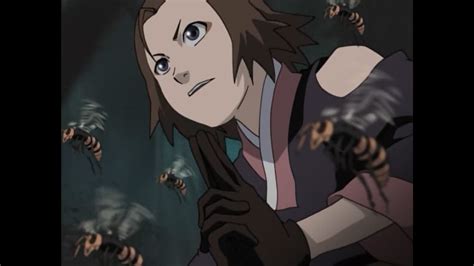 Haineko, Tobiume y Suzumebachi observando a Naruto.