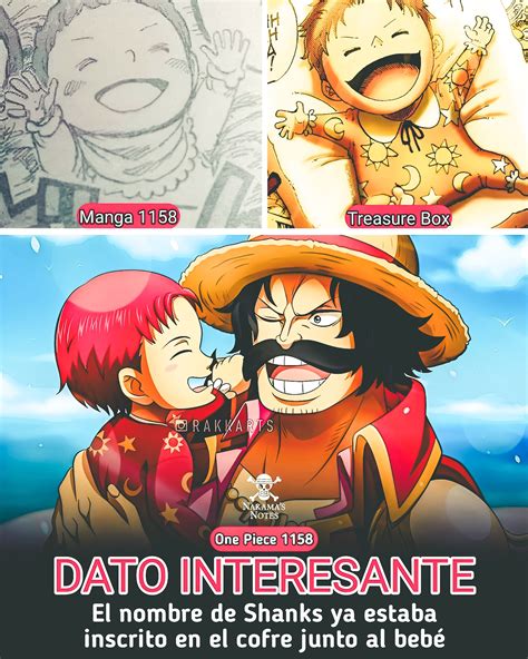 Shanks cantando a un bebé en un flashback