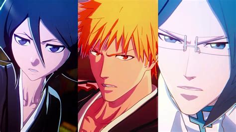 Personajes de Bleach: Ichigo, Rukia, Uryu Ishida