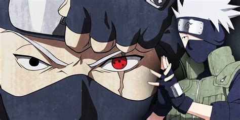 Kakashi utilizando su Sharingan en combate.