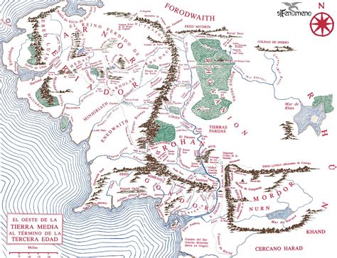 Mapa de la Tierra Media