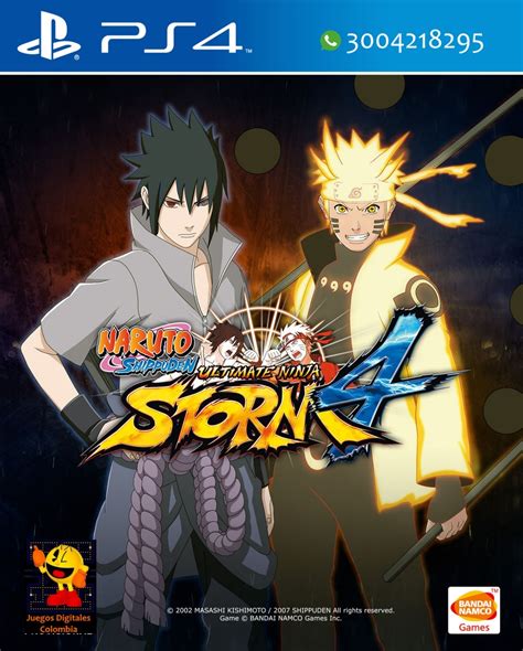 Portada del juego Naruto Shippuden Ultimate Ninja Storm 4