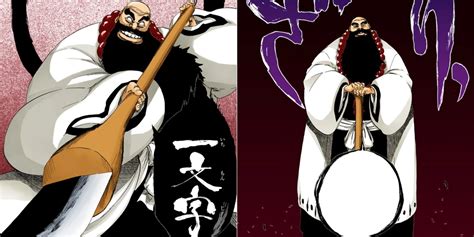 Ichibe Hyosube utilizando su pincel gigante en Bleach