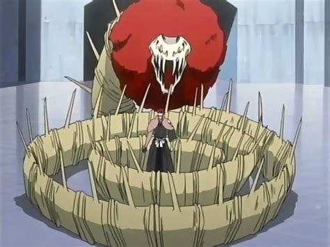 Renji Abarai desatando su Bankai Hihio Zabimaru