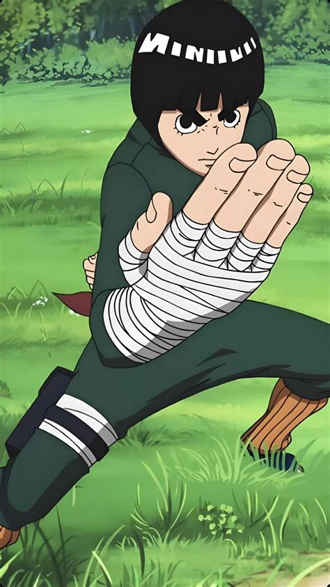 Rock Lee en pose de lucha