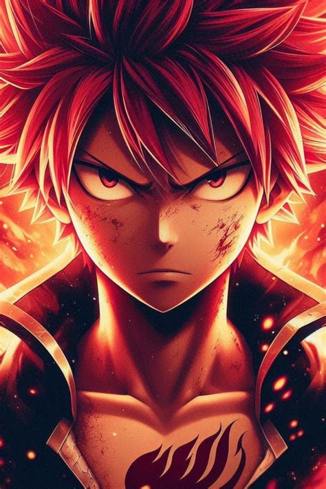 Natsu Dragneel usando su magia