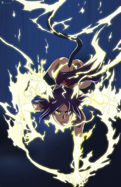 Esquema de la técnica Shunko de Yoruichi Shihōin