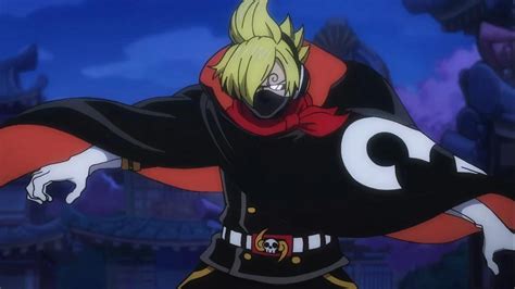 Sanji activando su Raid Suit