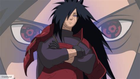 Ilustración de Madara Uchiha activando su Mangekyō Sharingan